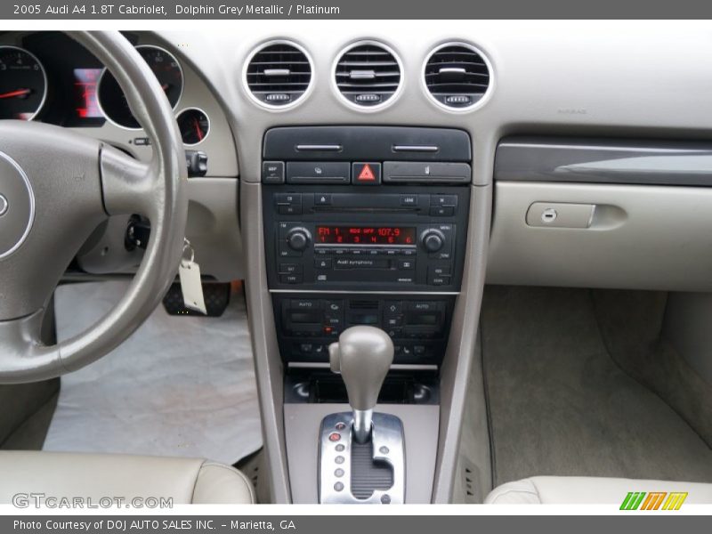 Dolphin Grey Metallic / Platinum 2005 Audi A4 1.8T Cabriolet