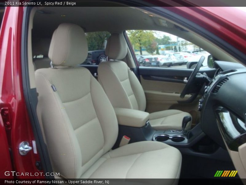 Spicy Red / Beige 2011 Kia Sorento LX