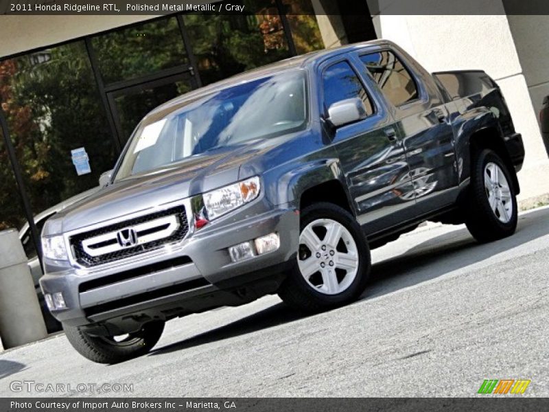 Polished Metal Metallic / Gray 2011 Honda Ridgeline RTL