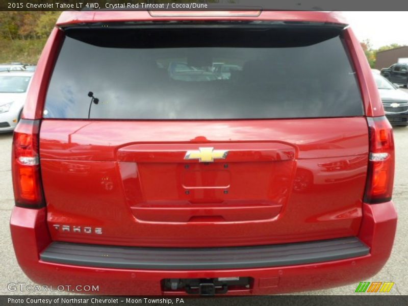 Crystal Red Tintcoat / Cocoa/Dune 2015 Chevrolet Tahoe LT 4WD