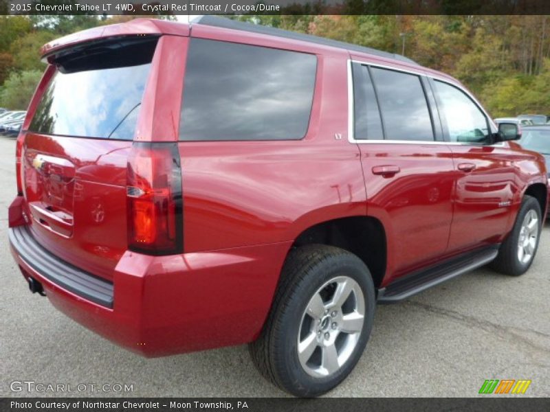 Crystal Red Tintcoat / Cocoa/Dune 2015 Chevrolet Tahoe LT 4WD