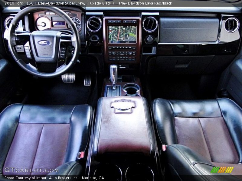 Tuxedo Black / Harley Davidson Lava Red/Black 2010 Ford F150 Harley-Davidson SuperCrew