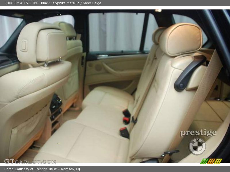 Black Sapphire Metallic / Sand Beige 2008 BMW X5 3.0si