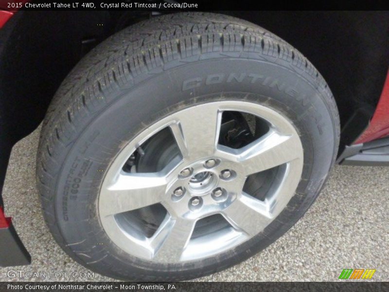 Crystal Red Tintcoat / Cocoa/Dune 2015 Chevrolet Tahoe LT 4WD