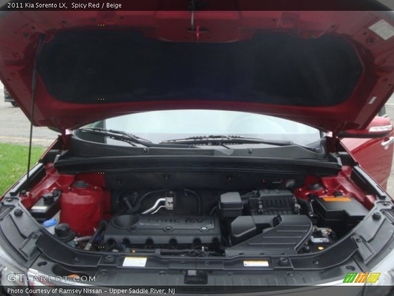 Spicy Red / Beige 2011 Kia Sorento LX