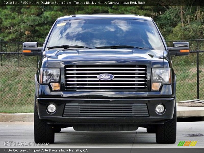 Tuxedo Black / Harley Davidson Lava Red/Black 2010 Ford F150 Harley-Davidson SuperCrew