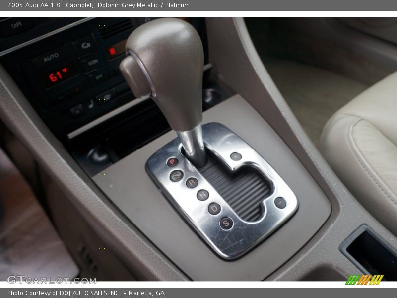 Dolphin Grey Metallic / Platinum 2005 Audi A4 1.8T Cabriolet