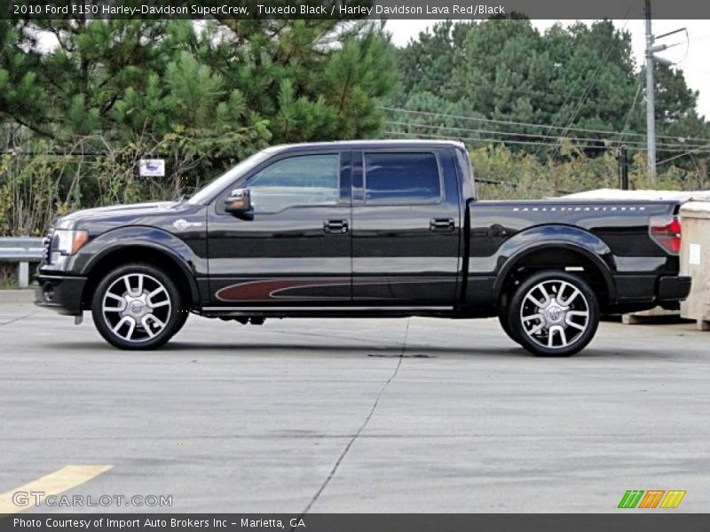Tuxedo Black / Harley Davidson Lava Red/Black 2010 Ford F150 Harley-Davidson SuperCrew
