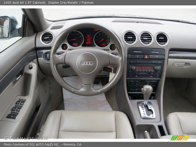 Dolphin Grey Metallic / Platinum 2005 Audi A4 1.8T Cabriolet