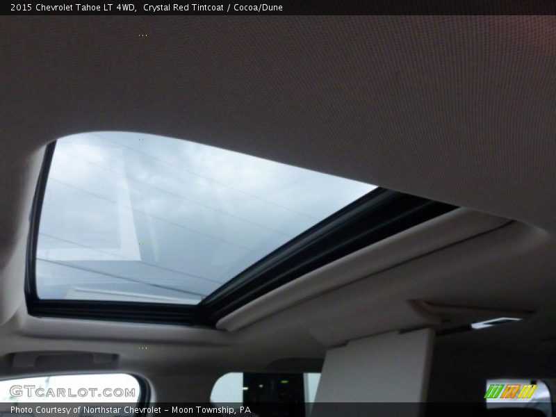 Crystal Red Tintcoat / Cocoa/Dune 2015 Chevrolet Tahoe LT 4WD