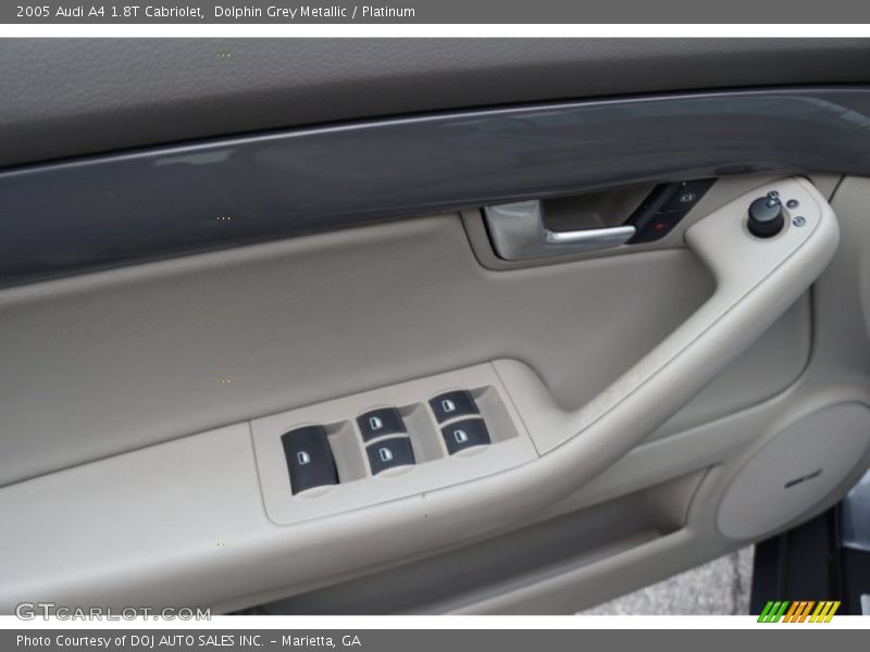 Dolphin Grey Metallic / Platinum 2005 Audi A4 1.8T Cabriolet