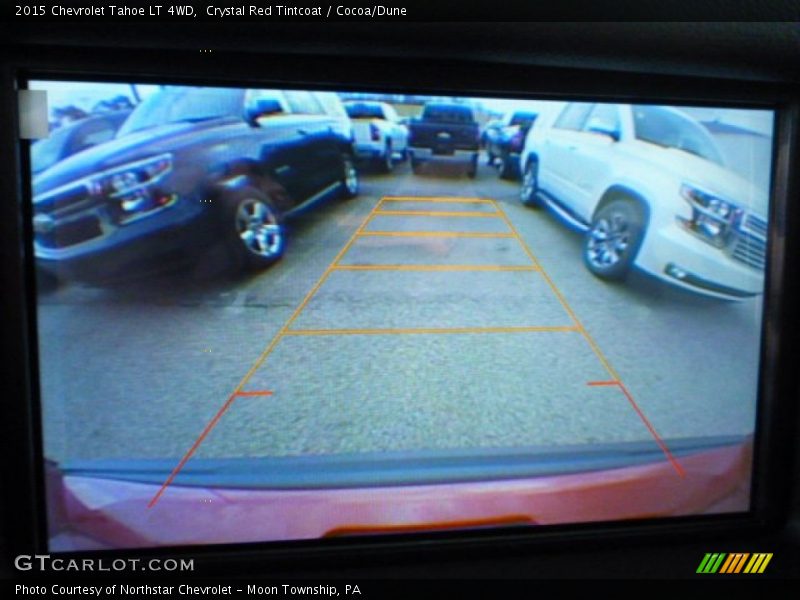 Crystal Red Tintcoat / Cocoa/Dune 2015 Chevrolet Tahoe LT 4WD