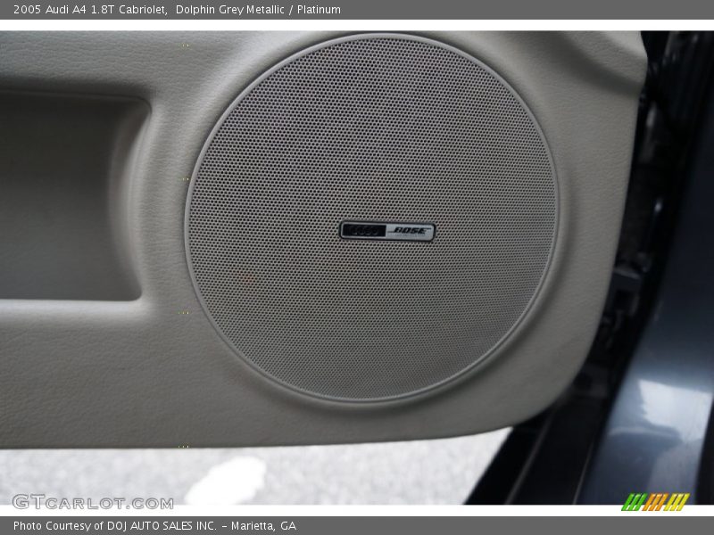 Dolphin Grey Metallic / Platinum 2005 Audi A4 1.8T Cabriolet