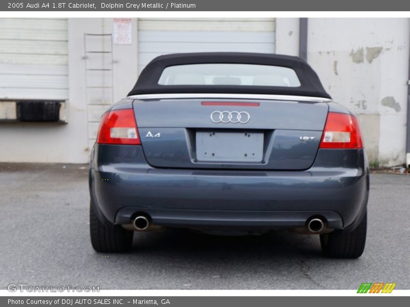 Dolphin Grey Metallic / Platinum 2005 Audi A4 1.8T Cabriolet
