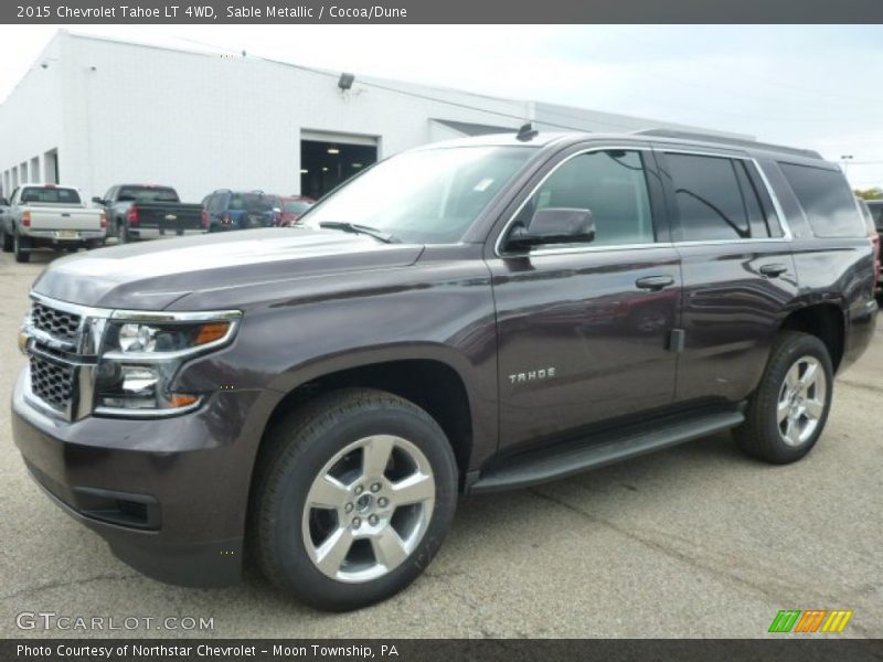 Sable Metallic / Cocoa/Dune 2015 Chevrolet Tahoe LT 4WD