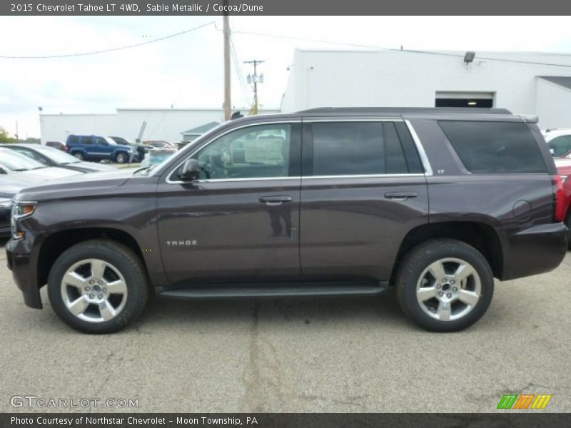 Sable Metallic / Cocoa/Dune 2015 Chevrolet Tahoe LT 4WD