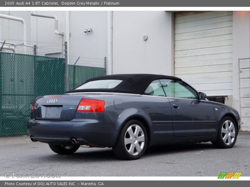 Dolphin Grey Metallic / Platinum 2005 Audi A4 1.8T Cabriolet