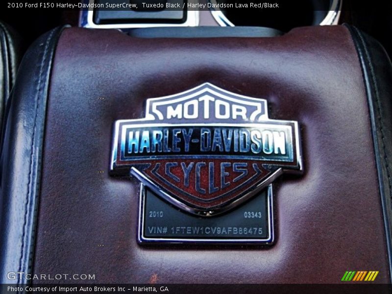 Tuxedo Black / Harley Davidson Lava Red/Black 2010 Ford F150 Harley-Davidson SuperCrew