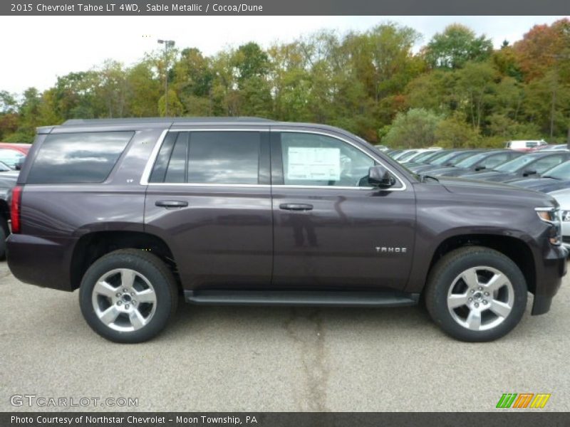 Sable Metallic / Cocoa/Dune 2015 Chevrolet Tahoe LT 4WD