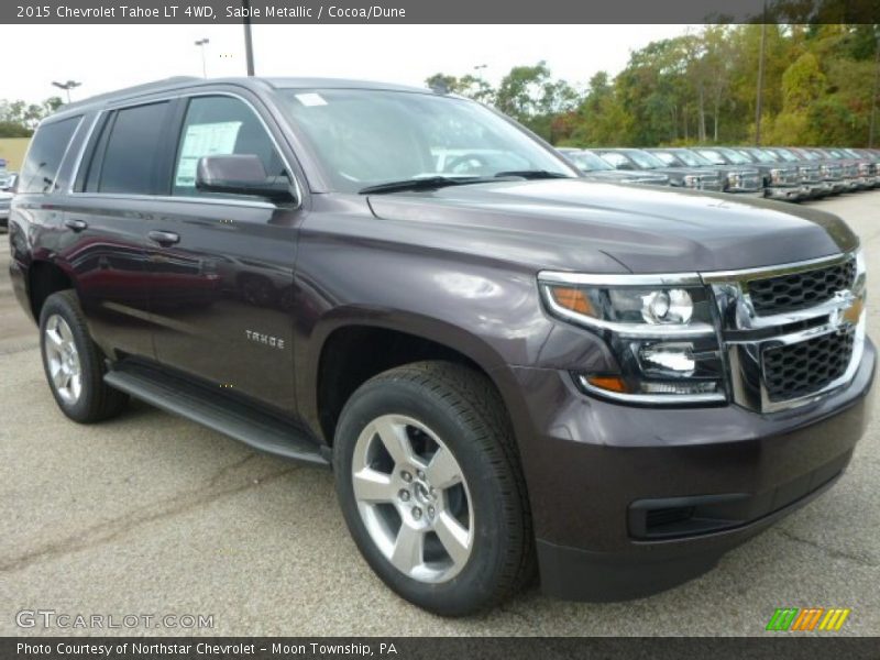 Sable Metallic / Cocoa/Dune 2015 Chevrolet Tahoe LT 4WD