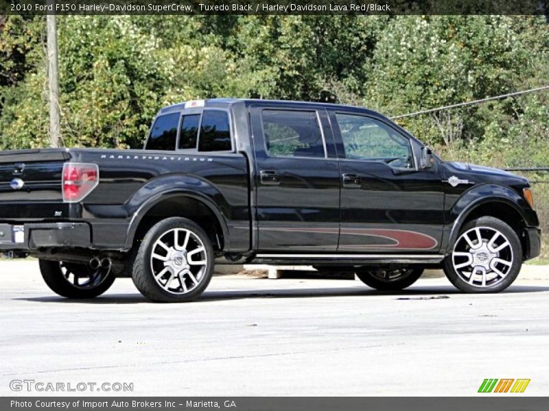 Tuxedo Black / Harley Davidson Lava Red/Black 2010 Ford F150 Harley-Davidson SuperCrew