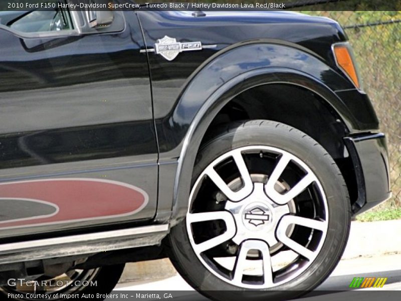Tuxedo Black / Harley Davidson Lava Red/Black 2010 Ford F150 Harley-Davidson SuperCrew