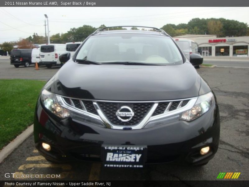 Super Black / Beige 2011 Nissan Murano LE AWD