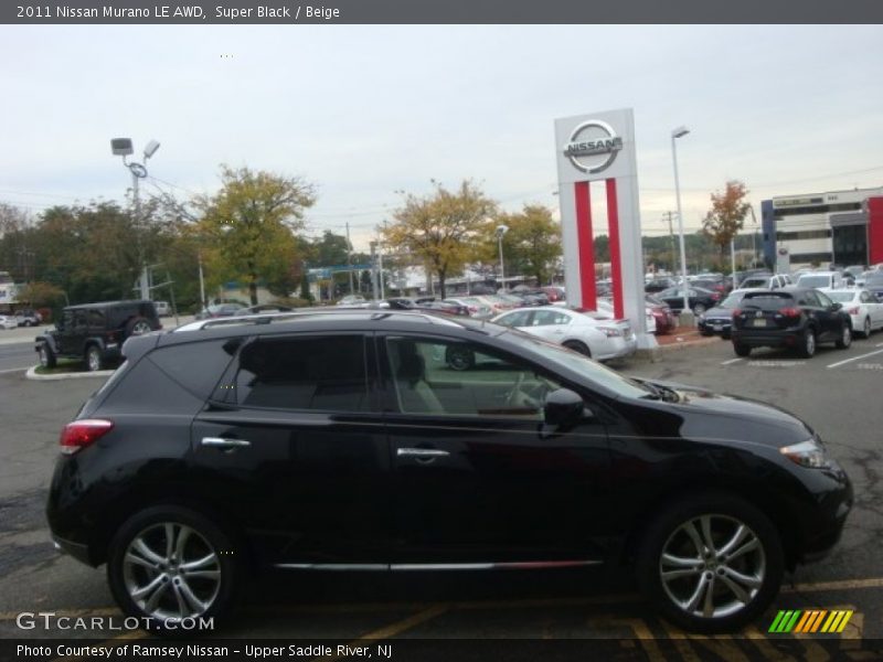 Super Black / Beige 2011 Nissan Murano LE AWD