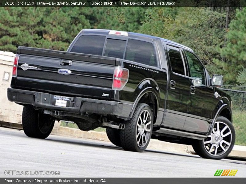 Tuxedo Black / Harley Davidson Lava Red/Black 2010 Ford F150 Harley-Davidson SuperCrew