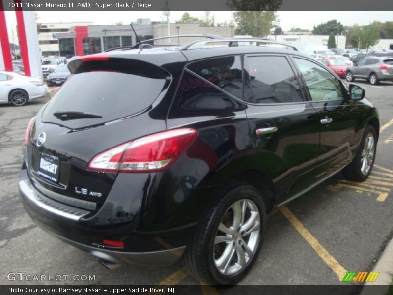 Super Black / Beige 2011 Nissan Murano LE AWD