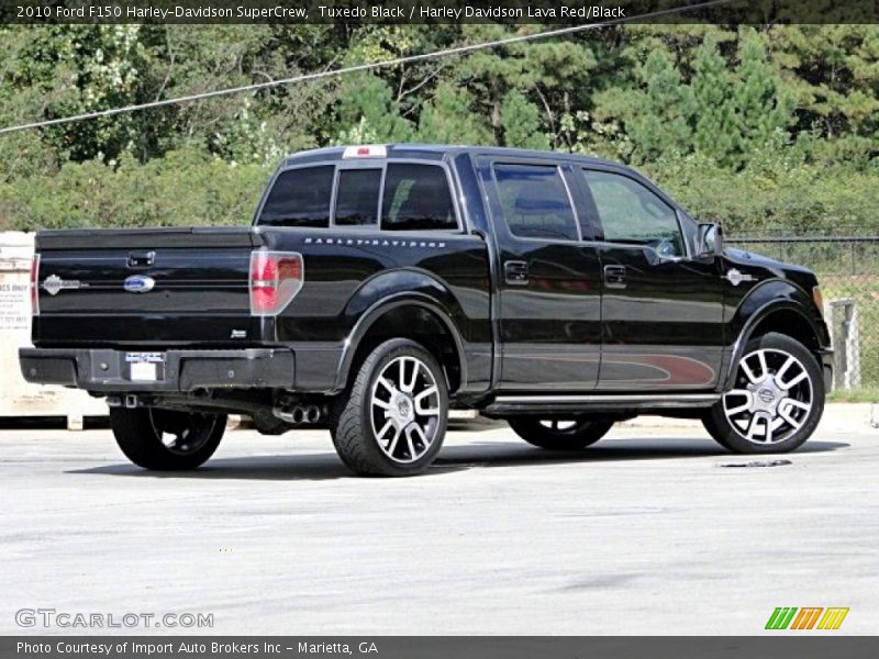 Tuxedo Black / Harley Davidson Lava Red/Black 2010 Ford F150 Harley-Davidson SuperCrew