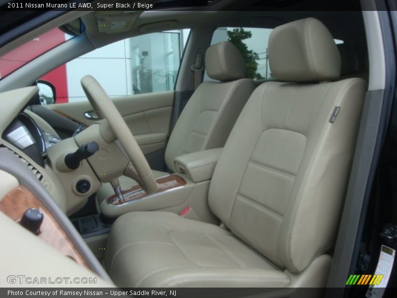 Super Black / Beige 2011 Nissan Murano LE AWD