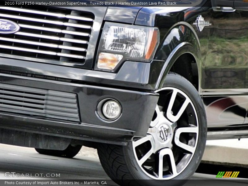 Tuxedo Black / Harley Davidson Lava Red/Black 2010 Ford F150 Harley-Davidson SuperCrew