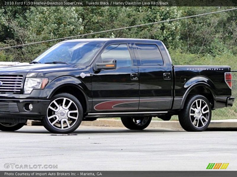 Tuxedo Black / Harley Davidson Lava Red/Black 2010 Ford F150 Harley-Davidson SuperCrew