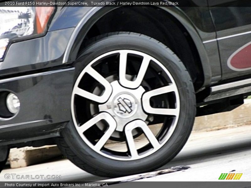 Tuxedo Black / Harley Davidson Lava Red/Black 2010 Ford F150 Harley-Davidson SuperCrew