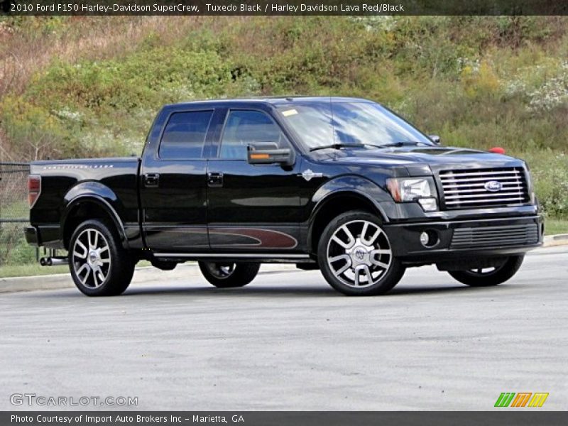 Tuxedo Black / Harley Davidson Lava Red/Black 2010 Ford F150 Harley-Davidson SuperCrew