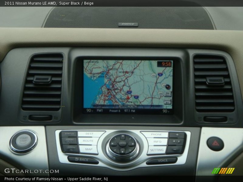 Super Black / Beige 2011 Nissan Murano LE AWD