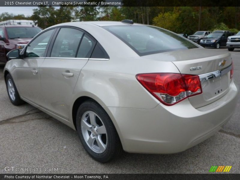 Champagne Silver Metallic / Brownstone 2015 Chevrolet Cruze LT