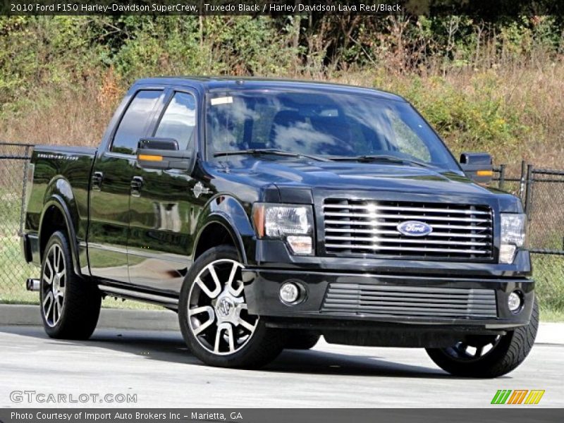 Tuxedo Black / Harley Davidson Lava Red/Black 2010 Ford F150 Harley-Davidson SuperCrew