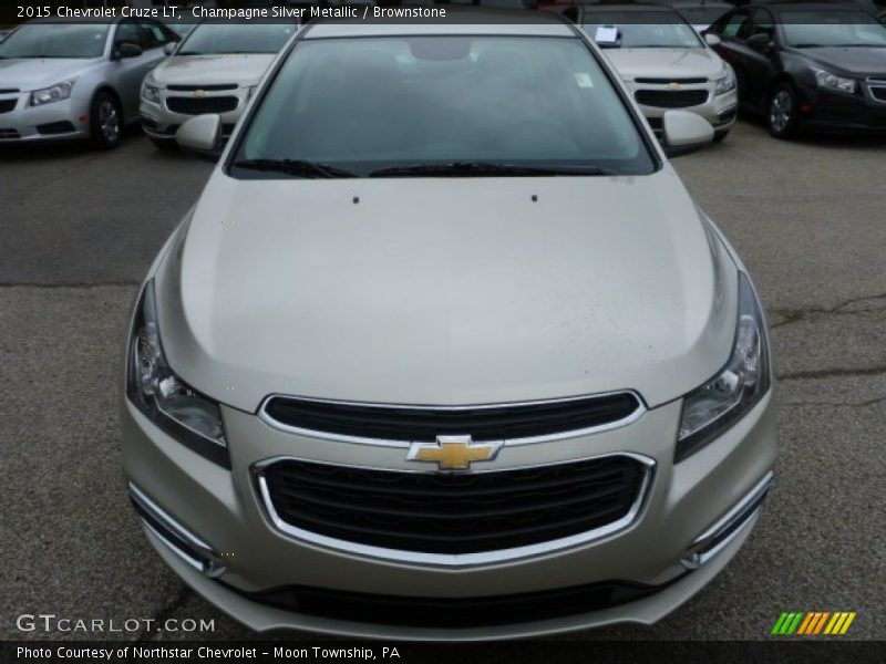 Champagne Silver Metallic / Brownstone 2015 Chevrolet Cruze LT