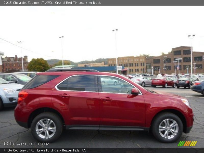 Crystal Red Tintcoat / Jet Black 2015 Chevrolet Equinox LT AWD