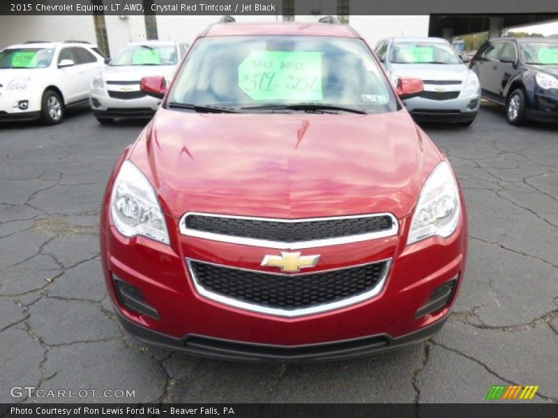 Crystal Red Tintcoat / Jet Black 2015 Chevrolet Equinox LT AWD
