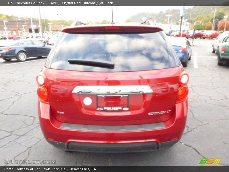 Crystal Red Tintcoat / Jet Black 2015 Chevrolet Equinox LT AWD