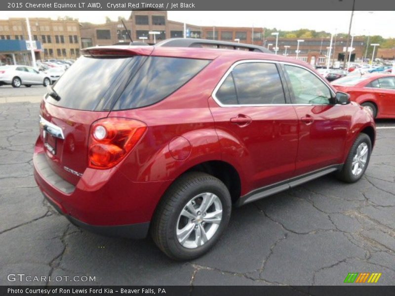 Crystal Red Tintcoat / Jet Black 2015 Chevrolet Equinox LT AWD