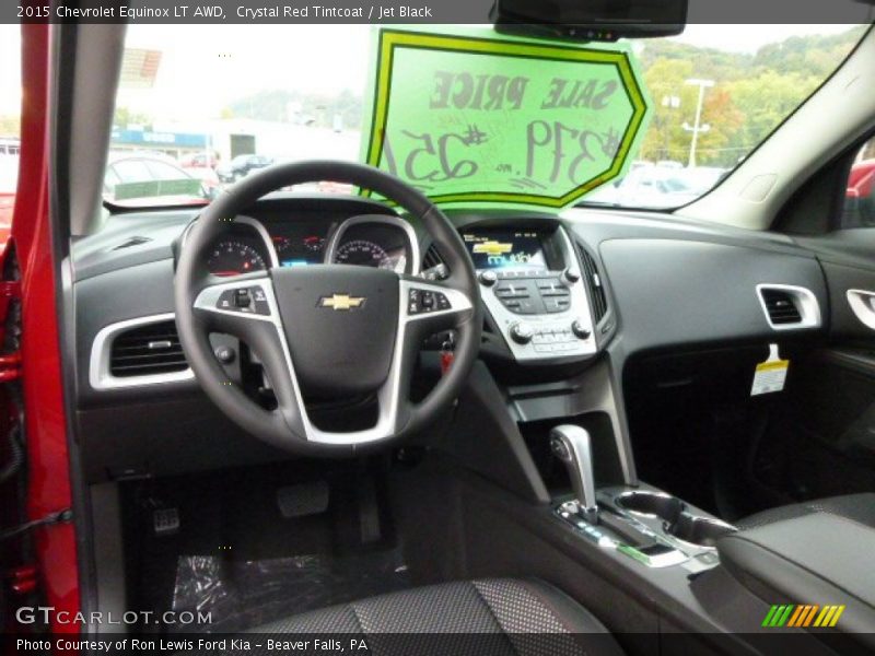 Crystal Red Tintcoat / Jet Black 2015 Chevrolet Equinox LT AWD