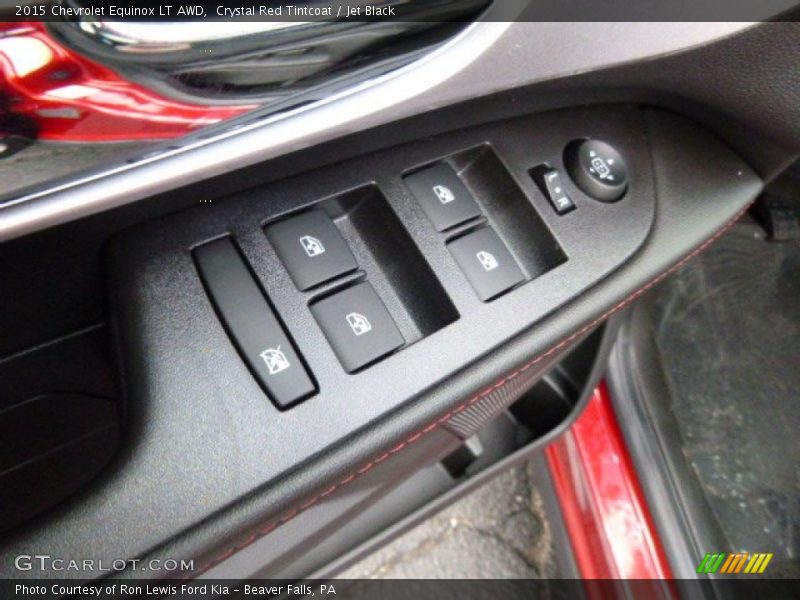 Crystal Red Tintcoat / Jet Black 2015 Chevrolet Equinox LT AWD