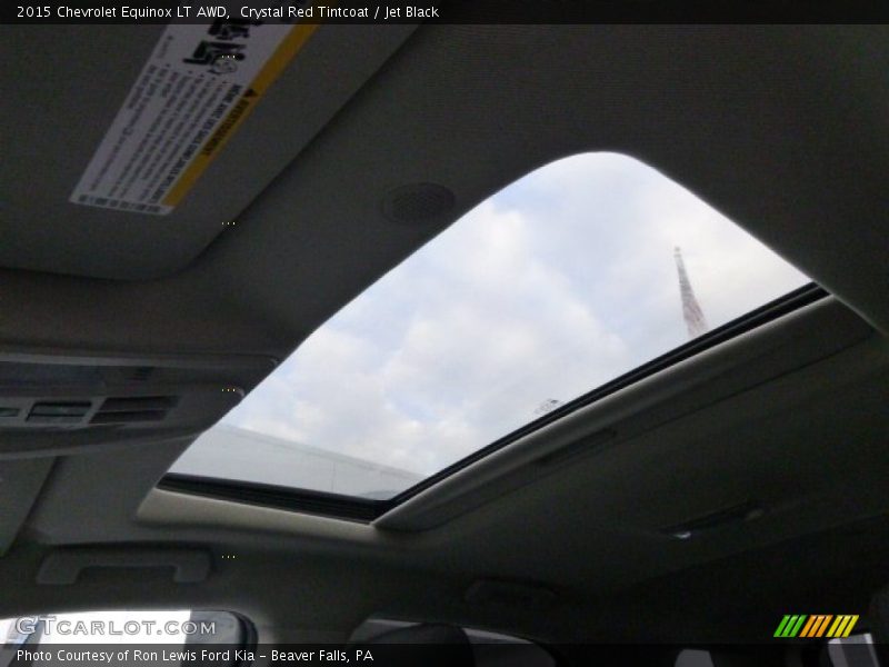 Crystal Red Tintcoat / Jet Black 2015 Chevrolet Equinox LT AWD