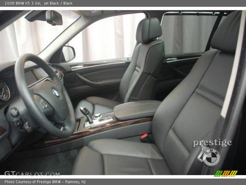 Jet Black / Black 2008 BMW X5 3.0si