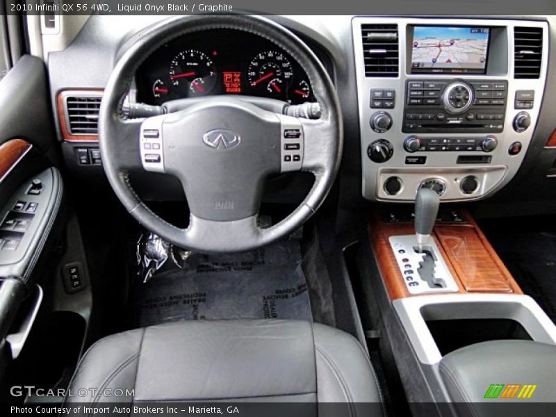 Liquid Onyx Black / Graphite 2010 Infiniti QX 56 4WD