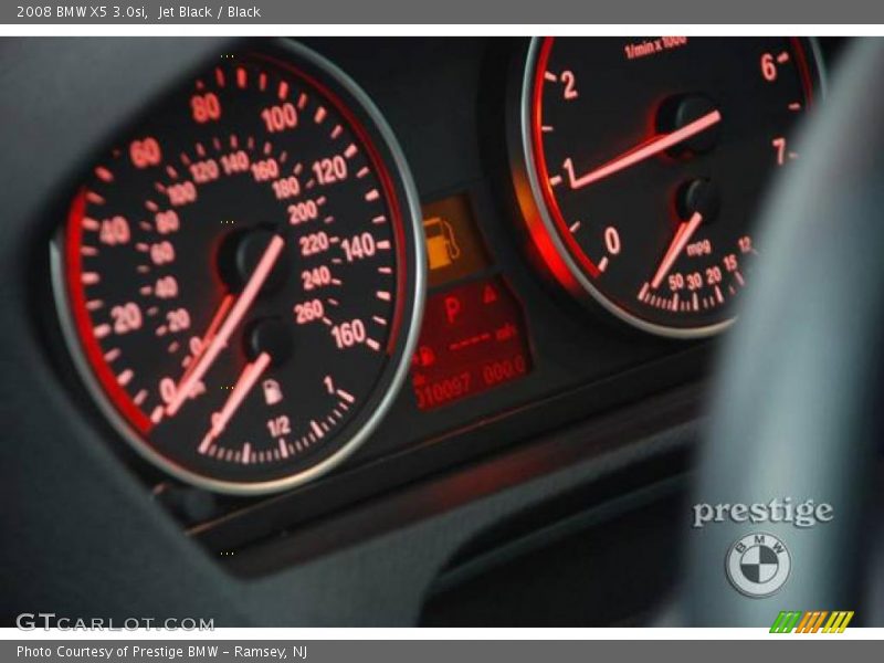 Jet Black / Black 2008 BMW X5 3.0si